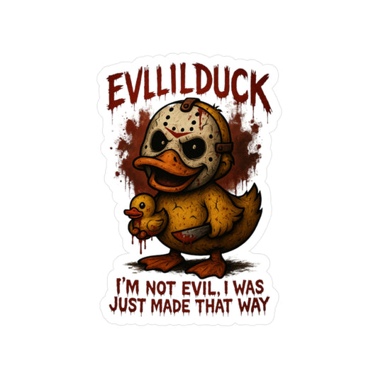 EVLLILDUCK Vinyl Decals - EVLLILDUCK Quirky Decor & Halloween Decorations