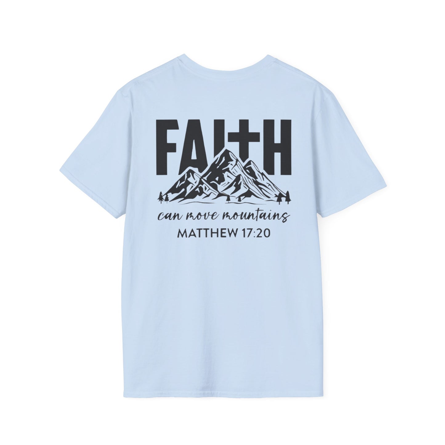 Faith-Inspired Unisex T-Shirt - Motivational Tee - Faith Can Move Mountains
