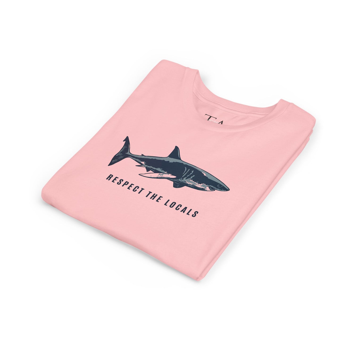 Kids Shark Youth Tee | Respect The Locals | Shark Lovers Shirt