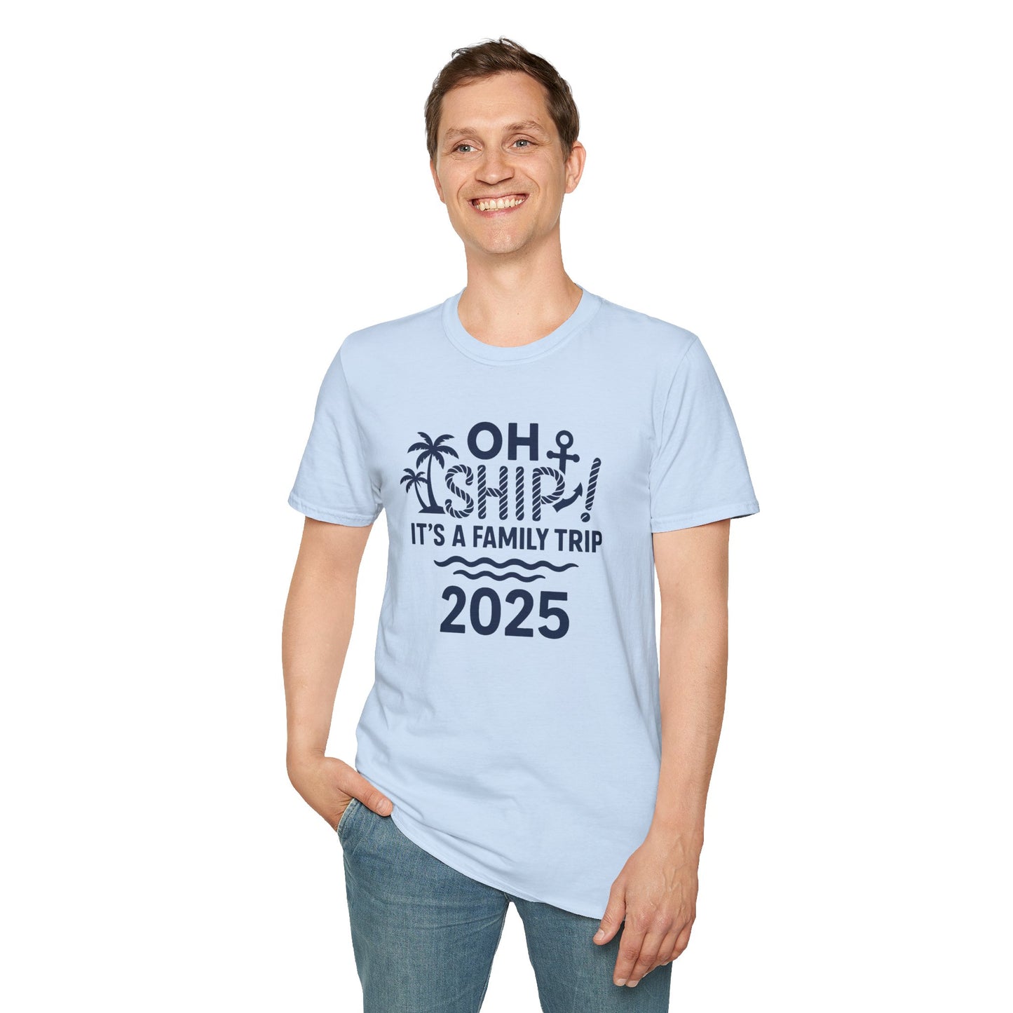 Family Cruise Vacation T-Shirt - Oh Ship, It's A Family Trip