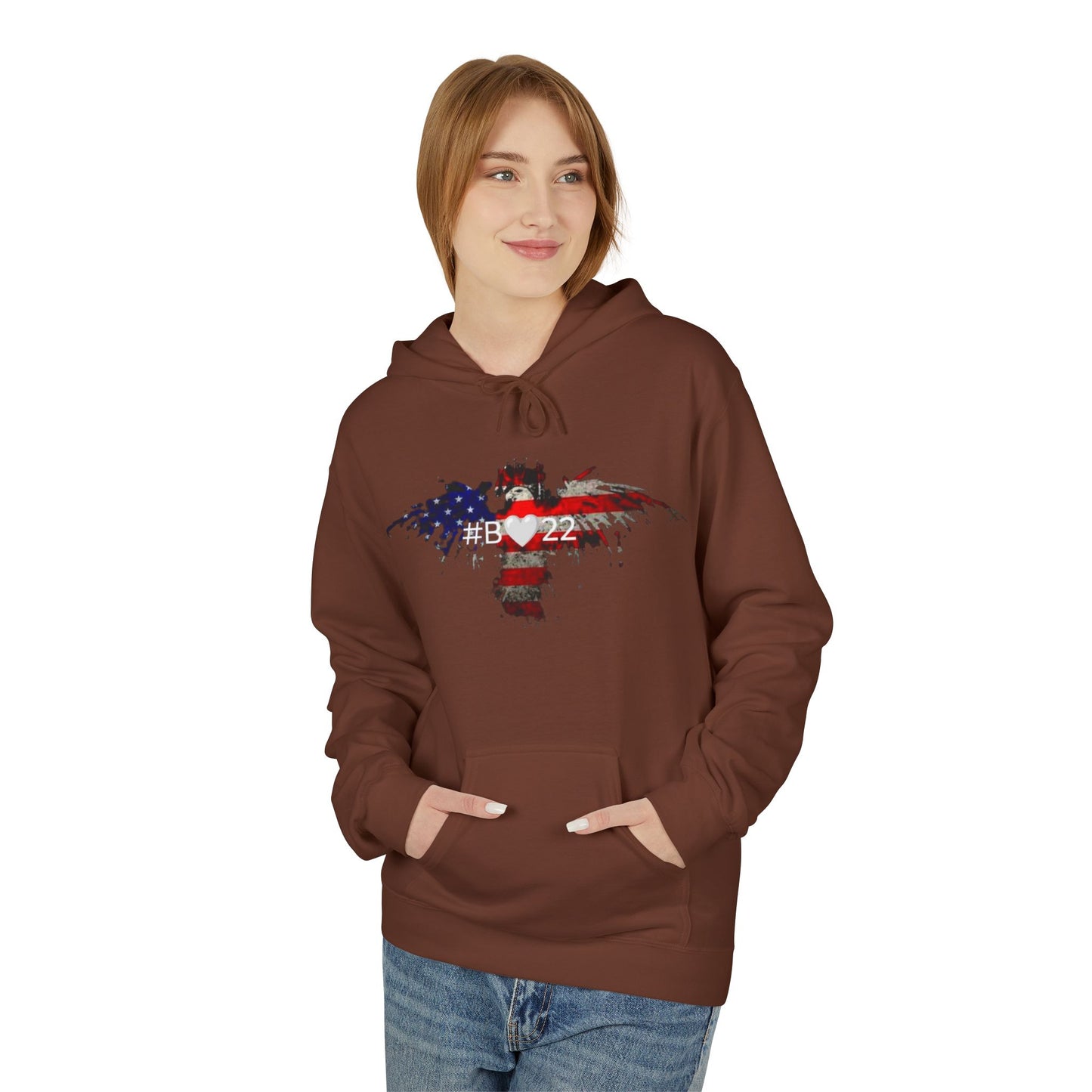 #B🤍22 Veterans Lives Matter Unisex - Fleece Hoodie