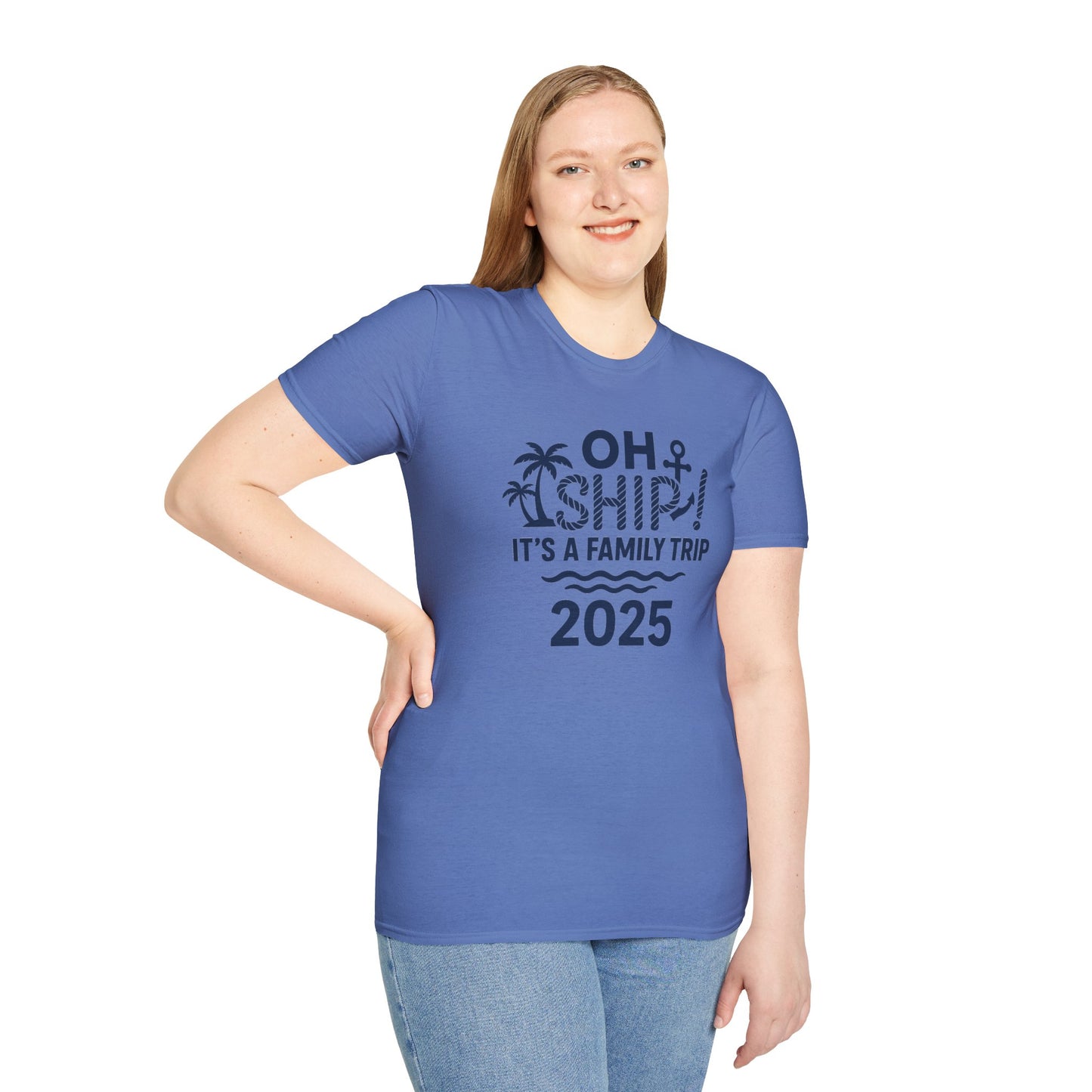 Family Cruise Vacation T-Shirt - Oh Ship, It's A Family Trip