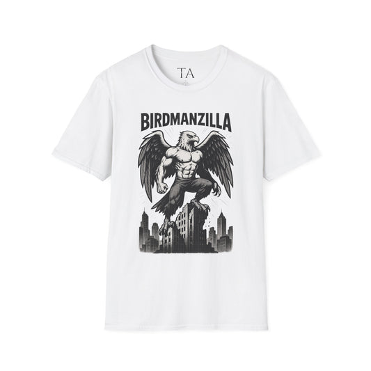 Birdmanzilla Graphic Tee - Unisex T-Shirt, Casual Wear, Unique Gift, Men's Fashion