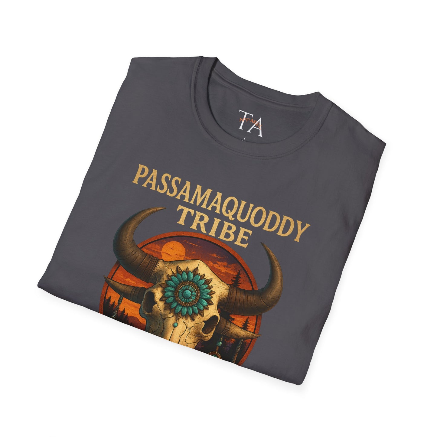 Tribal Graphic T-Shirt - Passamaquoddy Tribe Design2, Gift for Adventurers