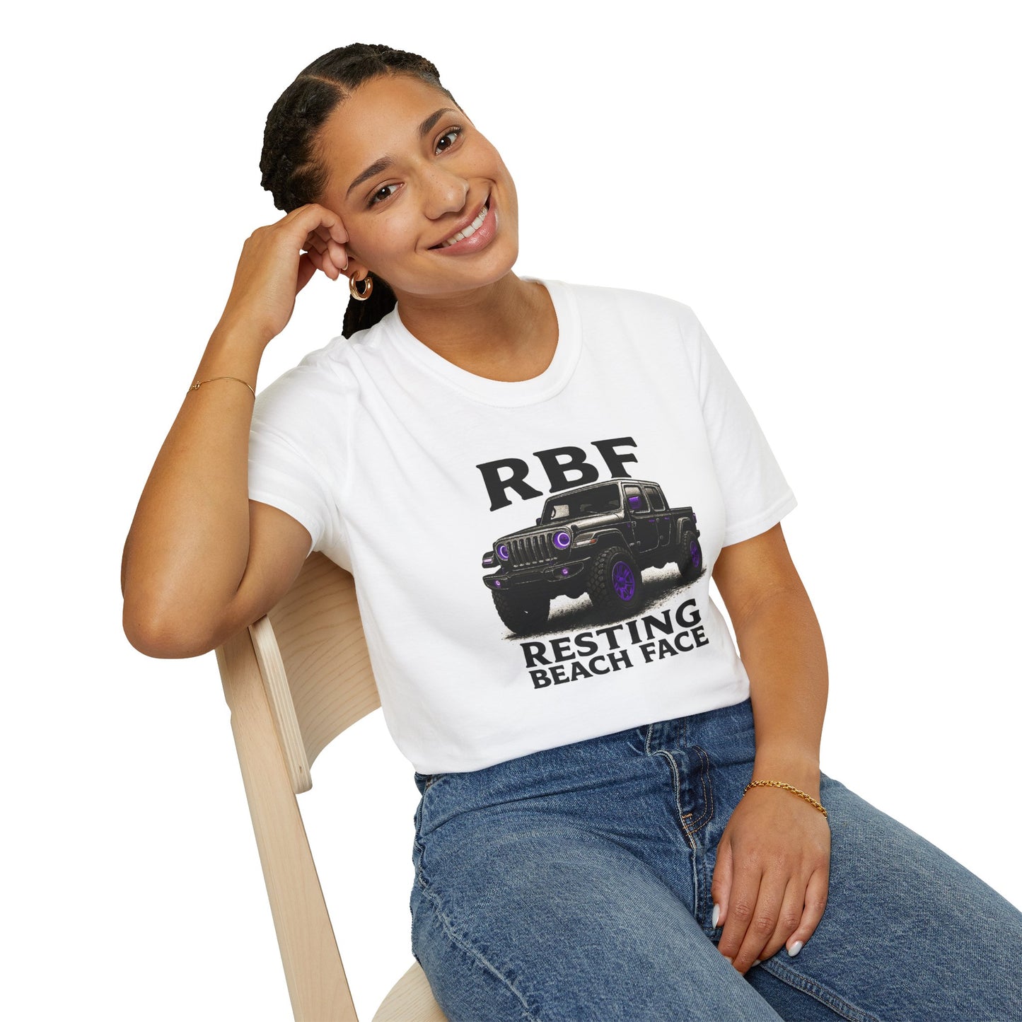 Resting Beach Face T-Shirt | Unisex Tee for Beach Lovers