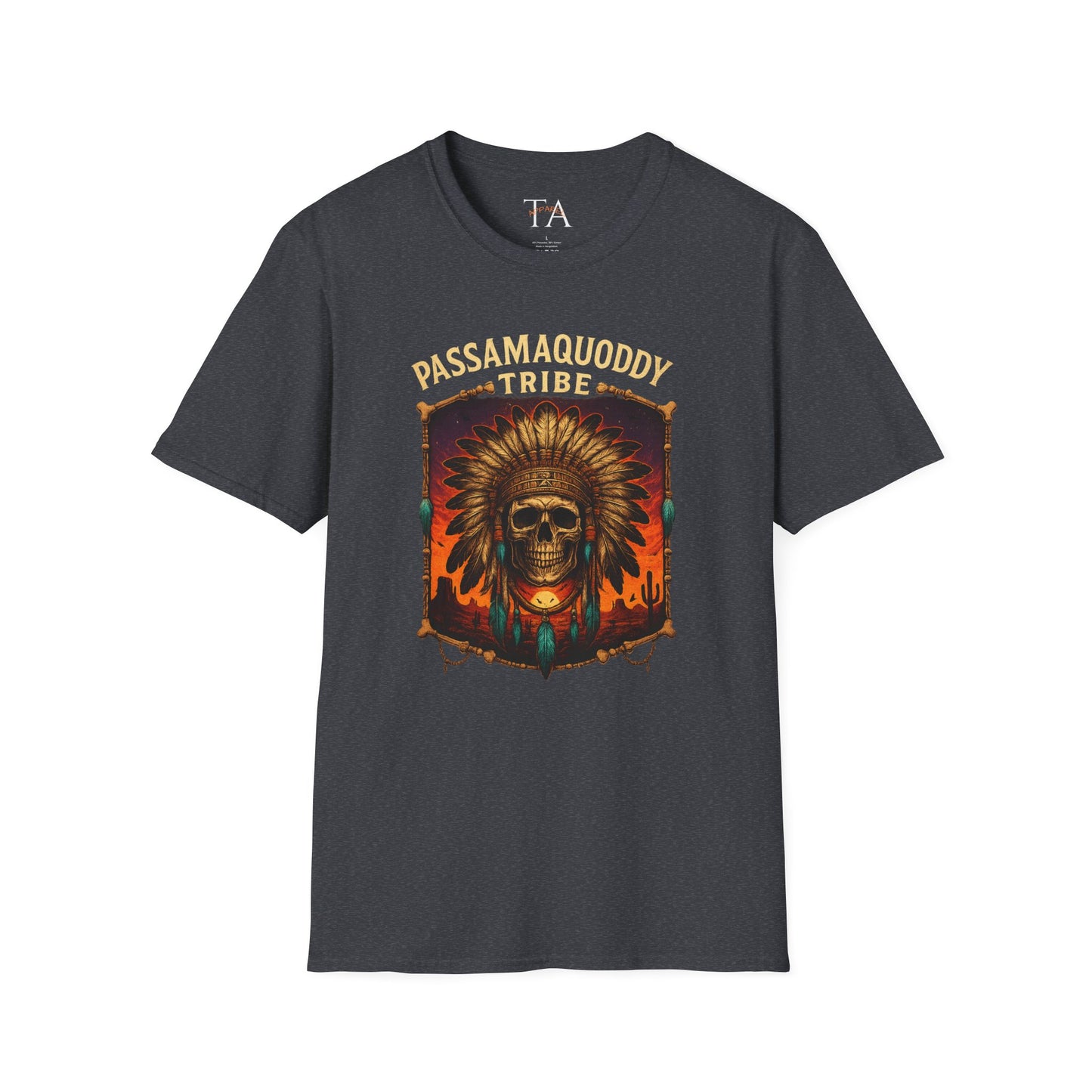 Tribal Graphic T-Shirt - Passamaquoddy Tribe Design4, Gift for Adventurers