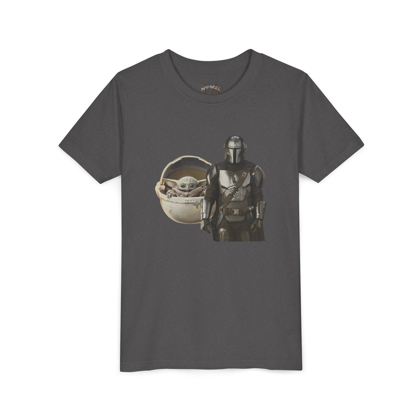 Kids Star Wars Inspired Youth Tee, Mandalorian T-Shirt, Grogu Shirt, Galaxy Adventure, Kids Summer Outfit, Birthday Gift