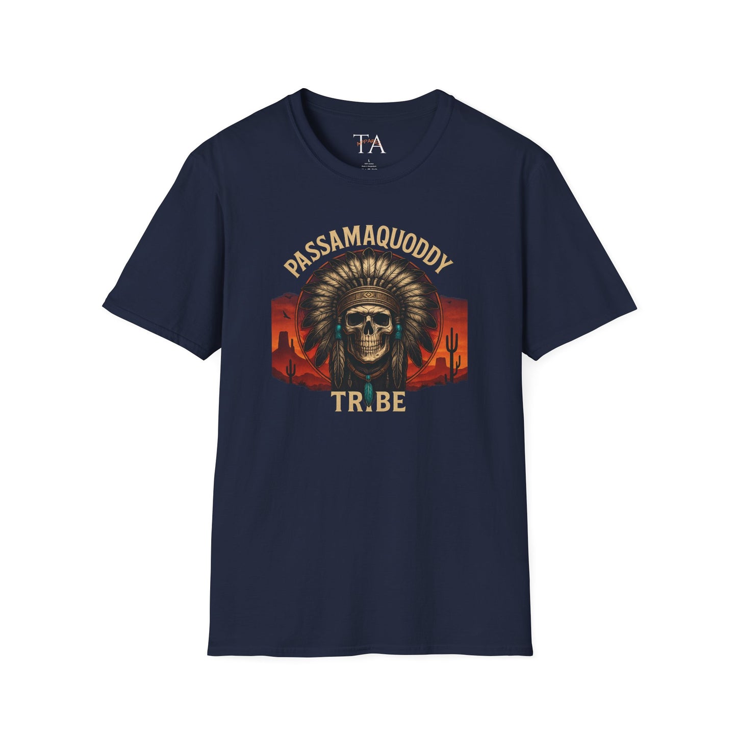 Tribal Graphic T-Shirt - Passamaquoddy Tribe Design10, Gift for Adventurers