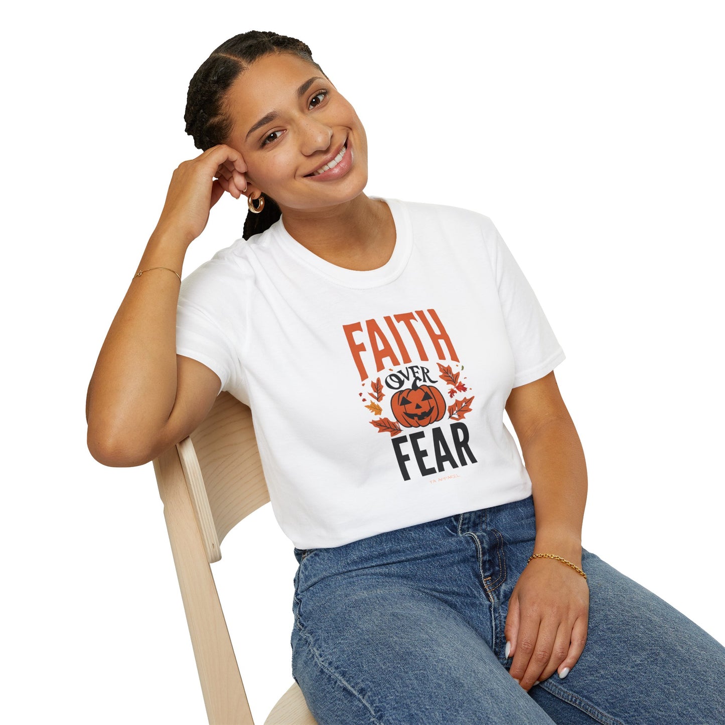 Faith Inspired Halloween T-Shirt "Faith Over Fear"