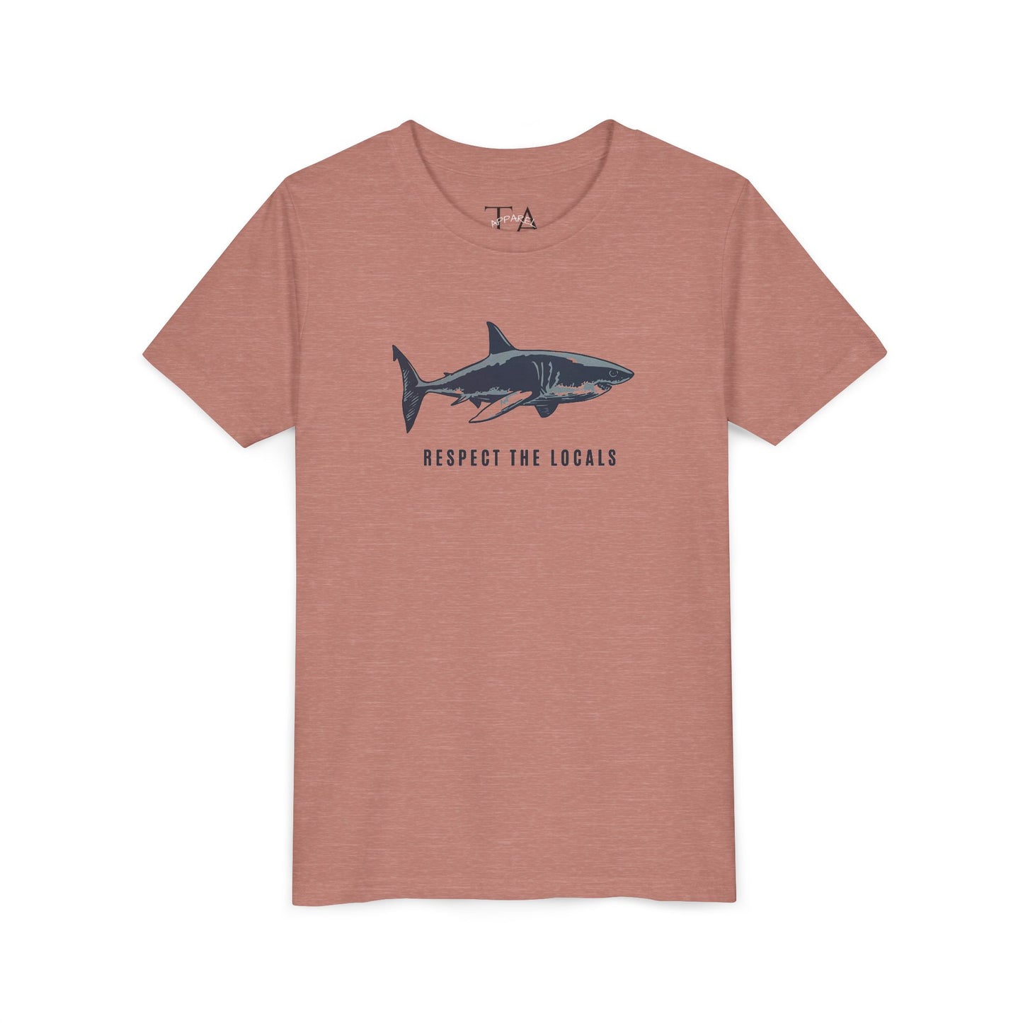 Kids Shark Youth Tee | Respect The Locals | Shark Lovers Shirt