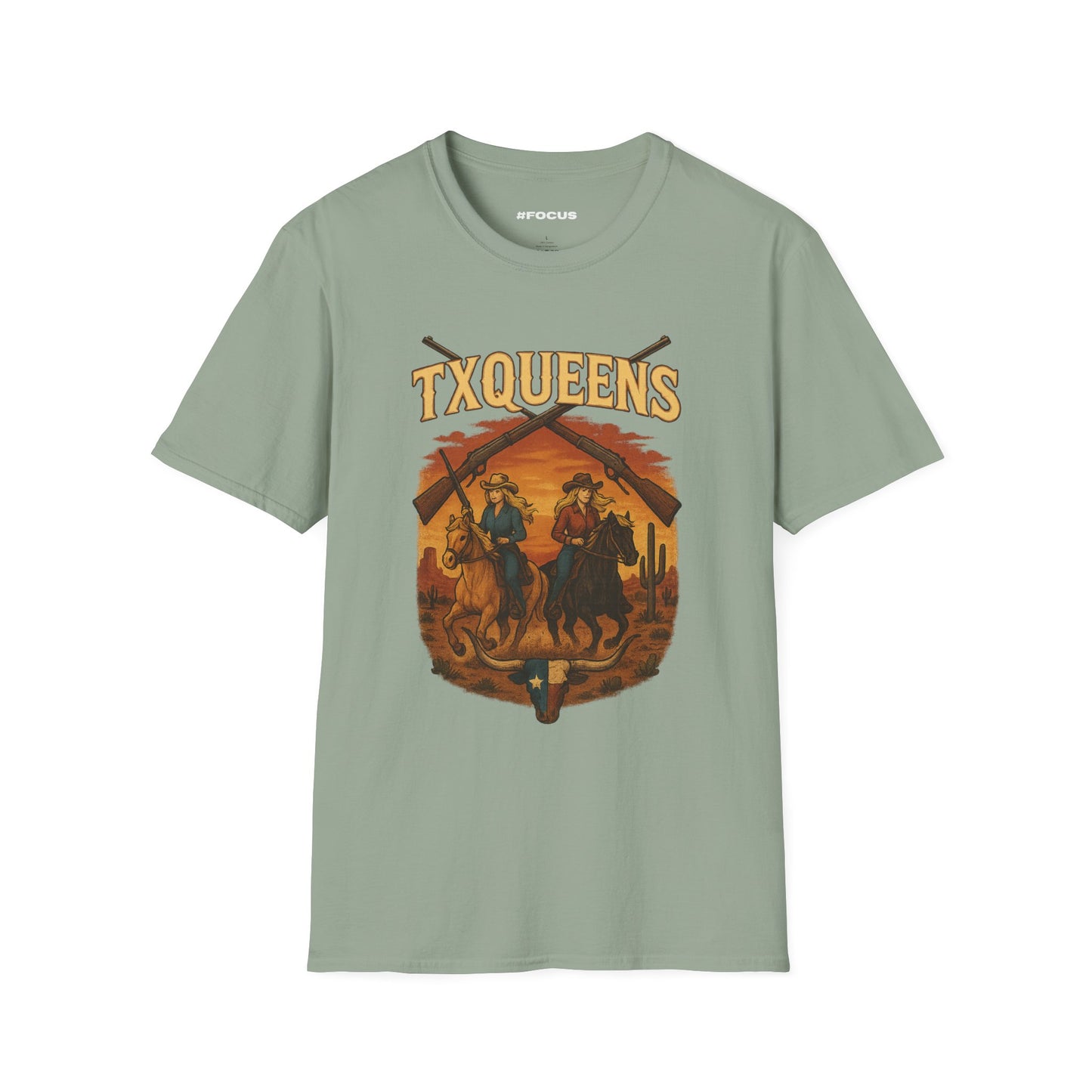TXQUEENS Western Graphic Unisex T-Shirt