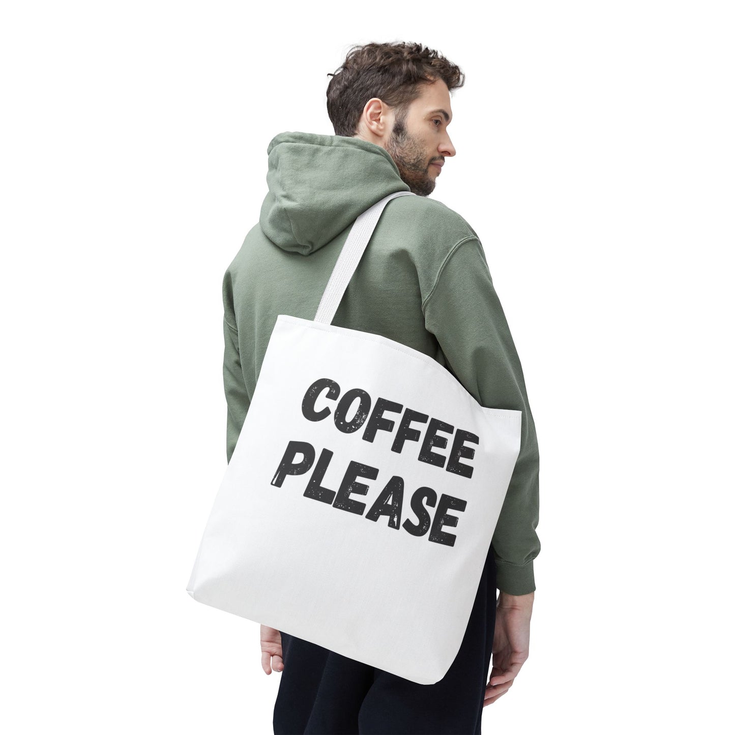 Coffee Lover Tote Bag - Perfect for Grocery, Beach, Books, Gift, Reusable Shopping