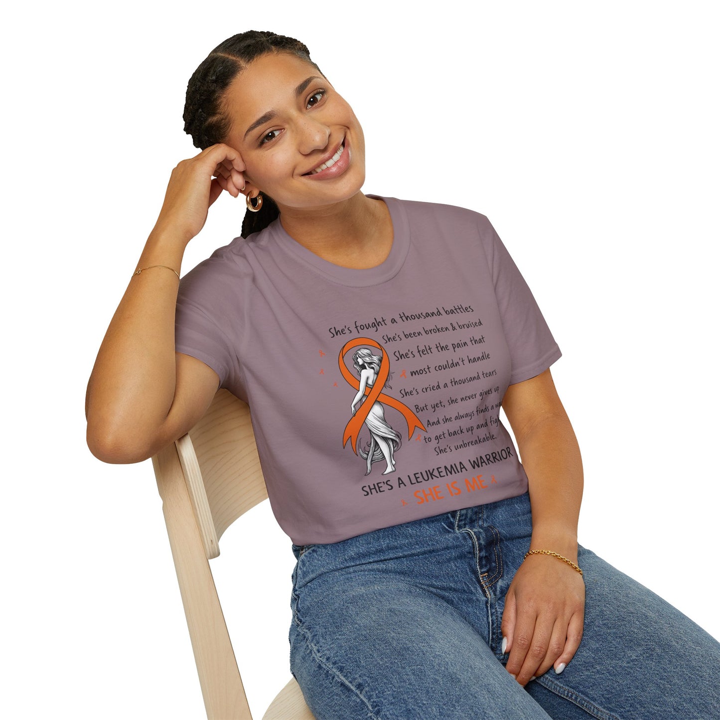 Leukemia Warrior T-Shirt - Unisex Softstyle Support Apparel