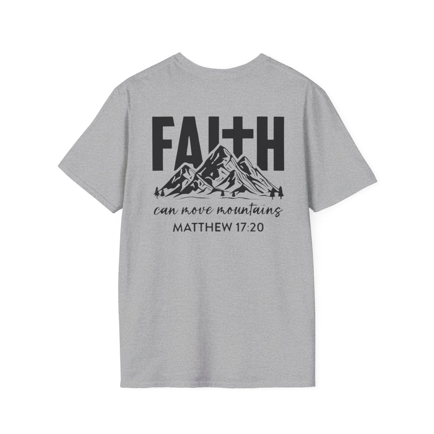 Faith-Inspired Unisex T-Shirt - Motivational Tee - Faith Can Move Mountains