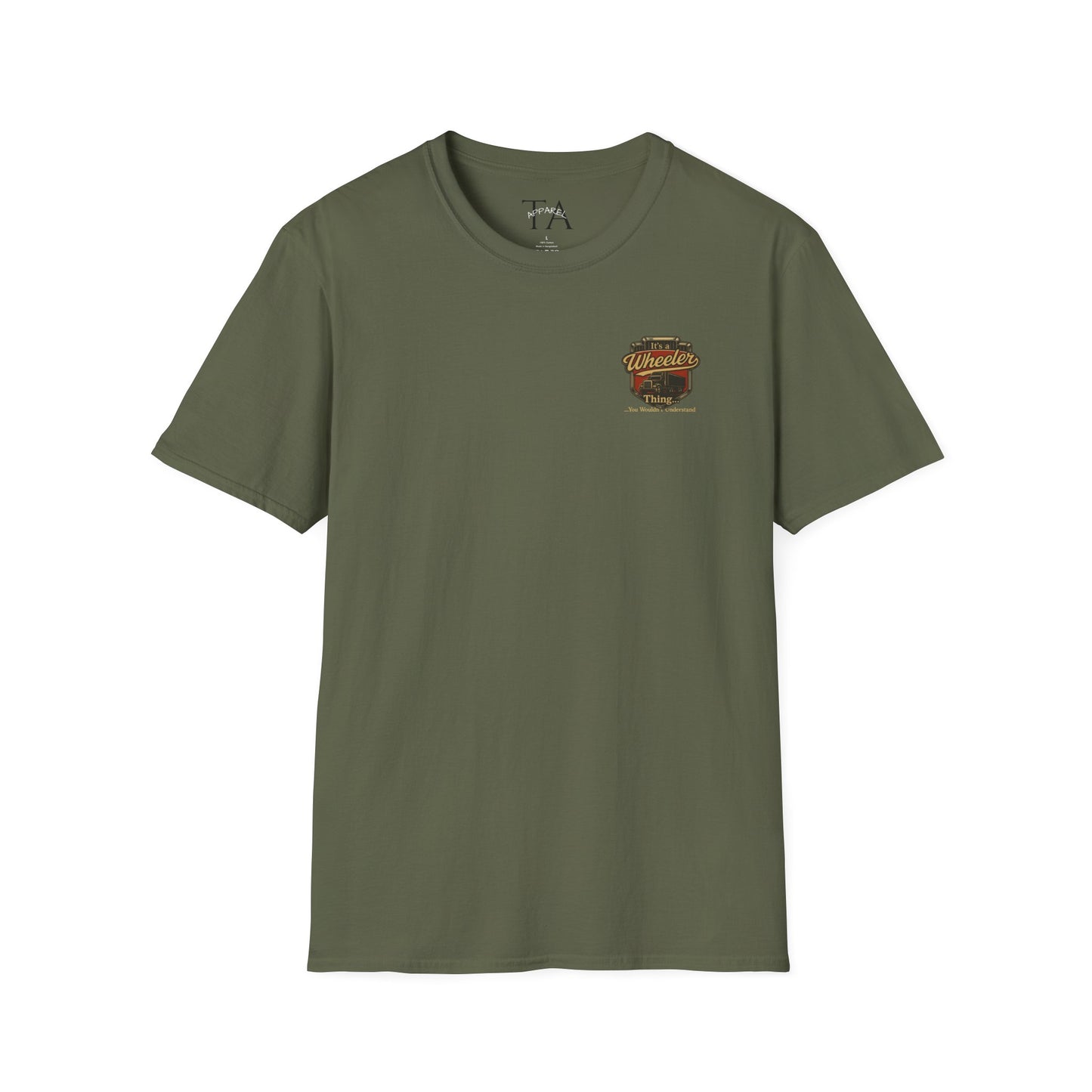 "It's a Wheeler Thing" Unisex Softstyle T-Shirt, Ideal for Truck Lovers, Gifts for Drivers, Casual Wear, Perfect for Birthdays, Father's Day