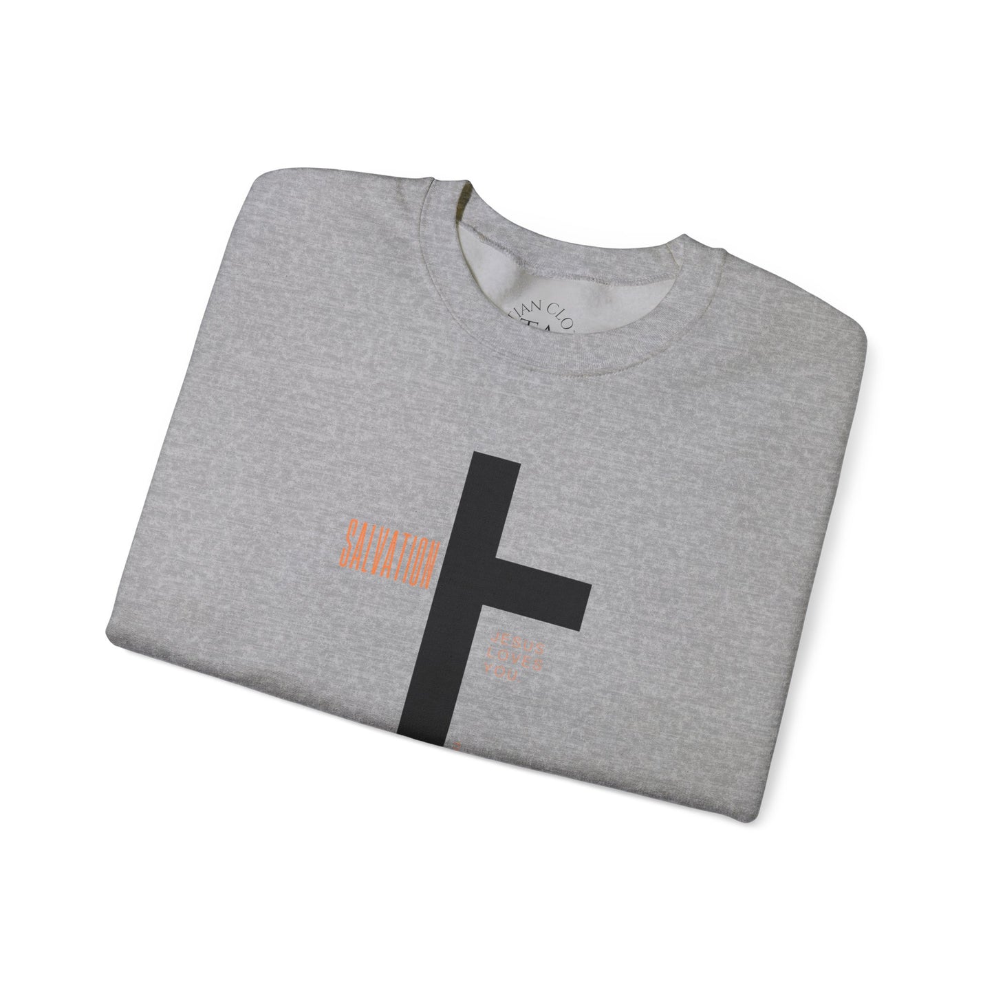Faith Inspired Salvation Cross Sweatshirt