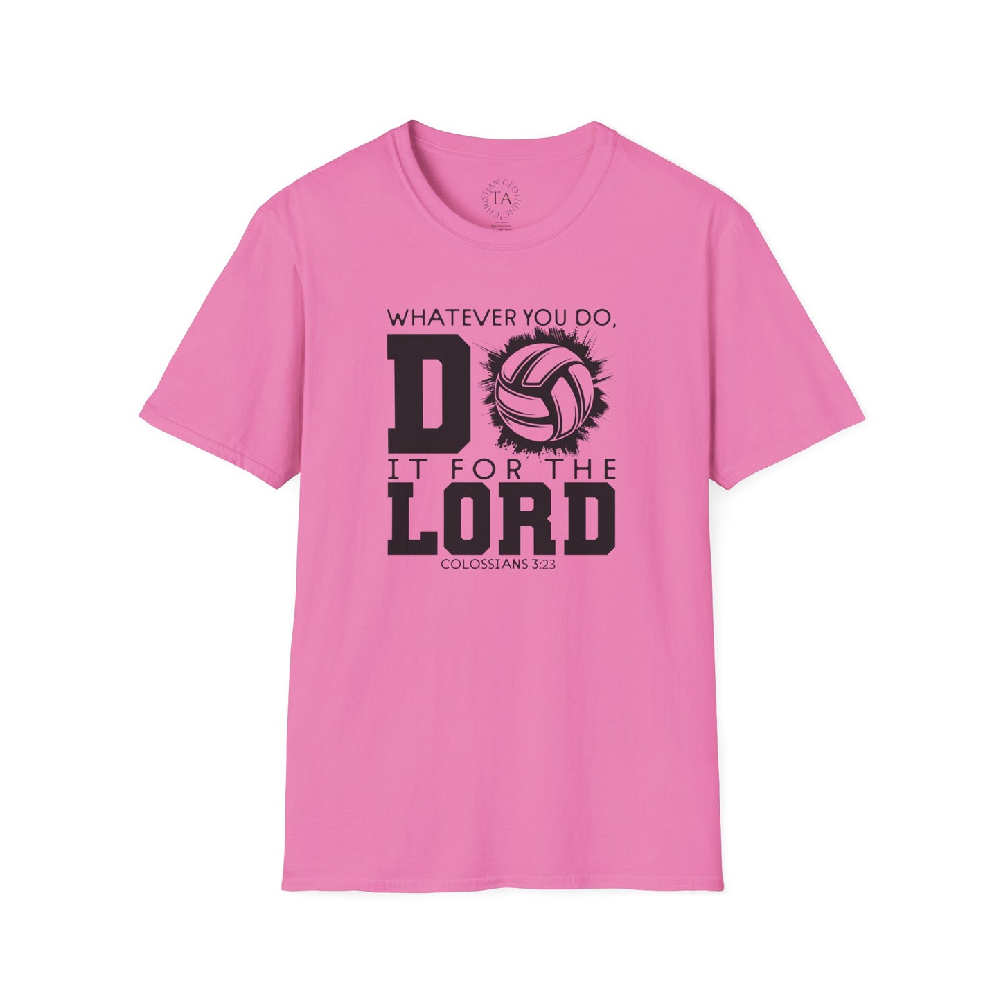 Volleyball Christian Unisex T-Shirt - Do it for the Lord