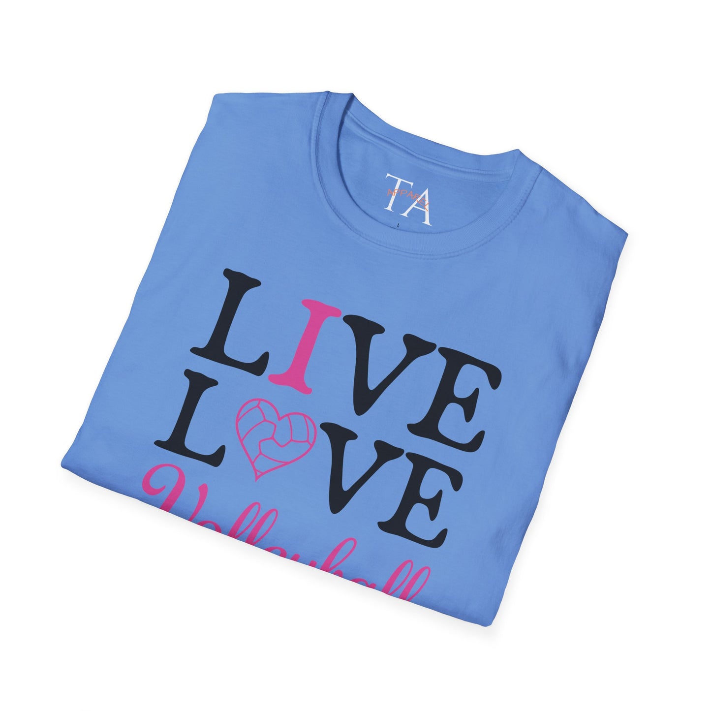 Volleyball T-Shirt - I love Volleyball design