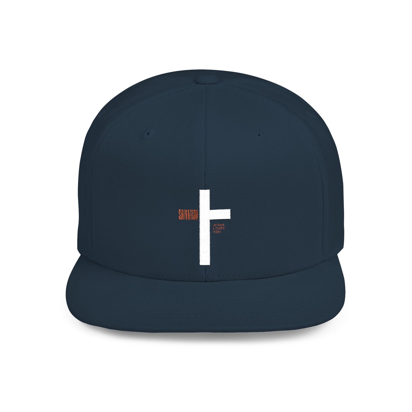 Snapback Hat with salvation cross
