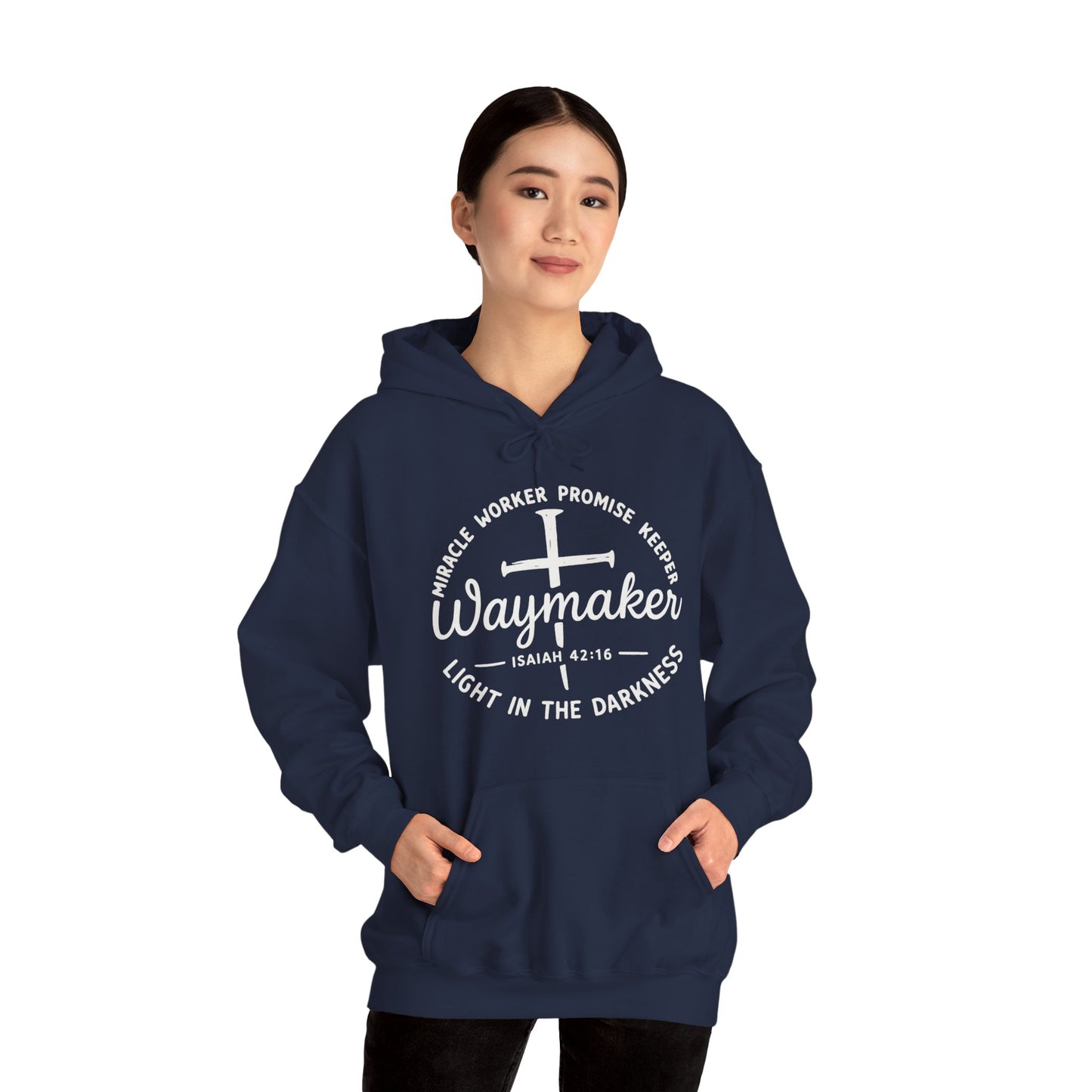 Faith Inspired Waymaker Hoodie - Cozy Sweatshirt for Faith Lovers and Celebrations