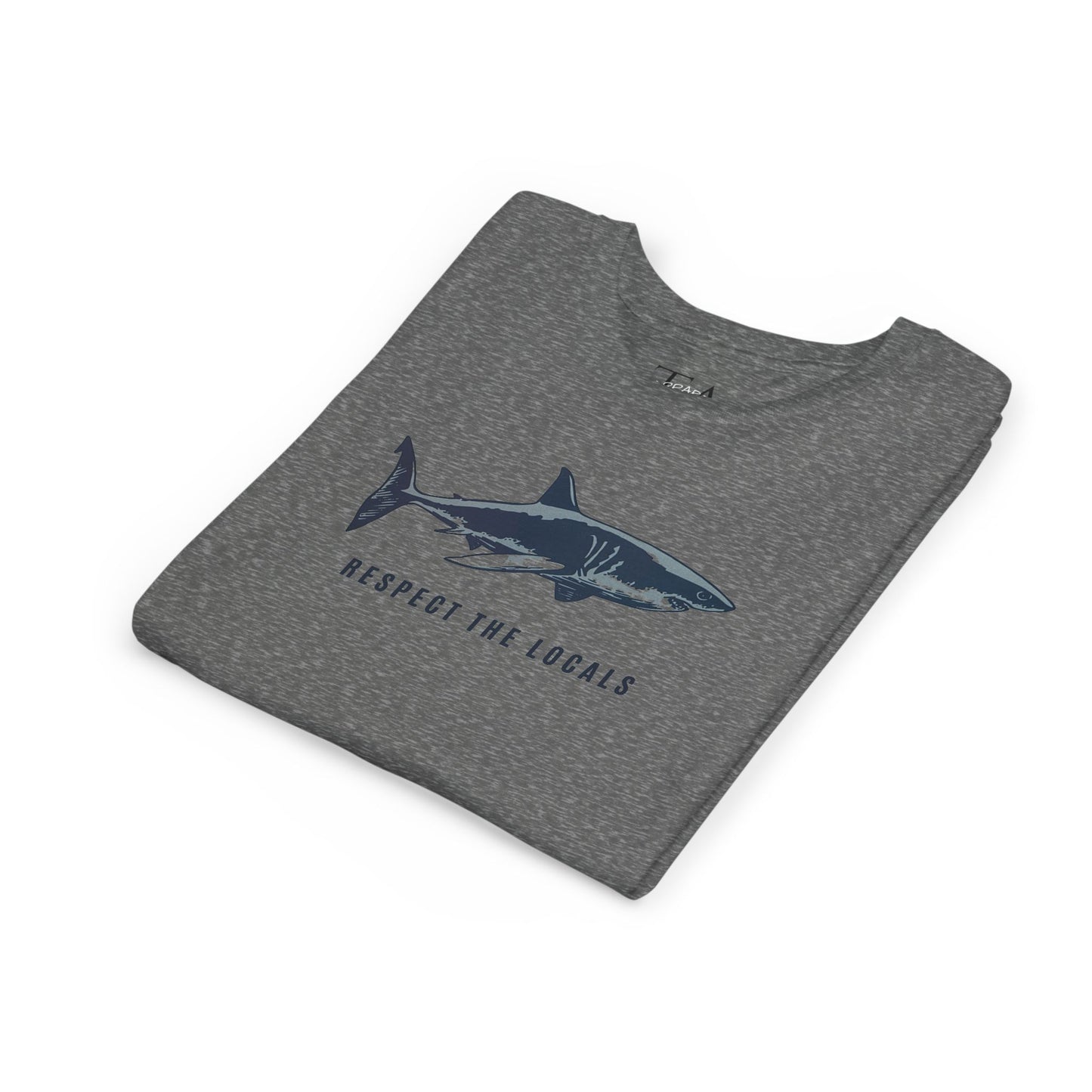 Kids Shark Youth Tee | Respect The Locals | Shark Lovers Shirt