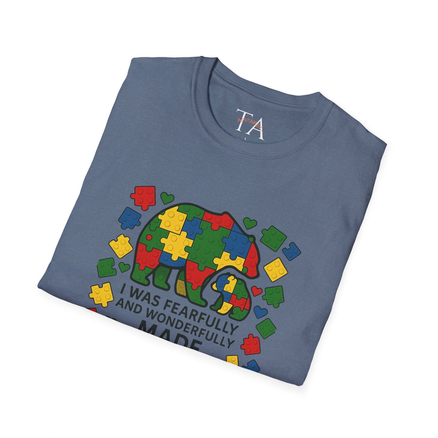 Autism Lego Mama Bear T-Shirt