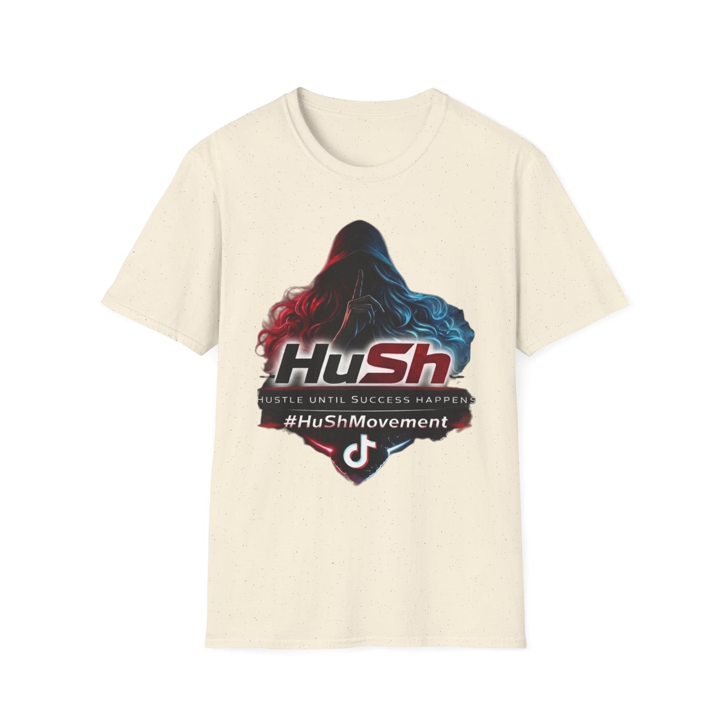 #HuSh Movement feminine Logo T-Shirt | Hustle Until Success Happens