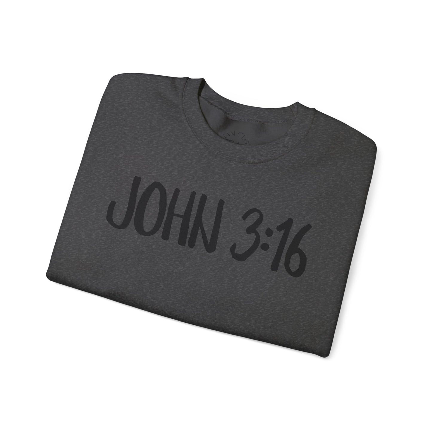 Faith Inspired John 3:16 Crewneck Sweatshirt