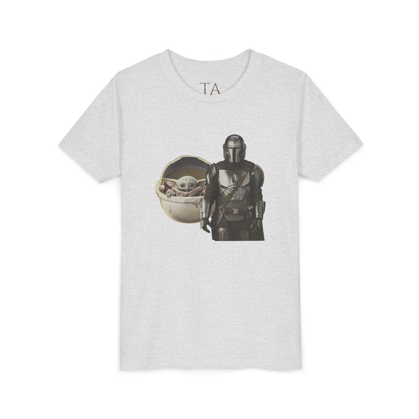 Kids Star Wars Inspired Youth Tee, Mandalorian T-Shirt, Grogu Shirt, Galaxy Adventure, Kids Summer Outfit, Birthday Gift