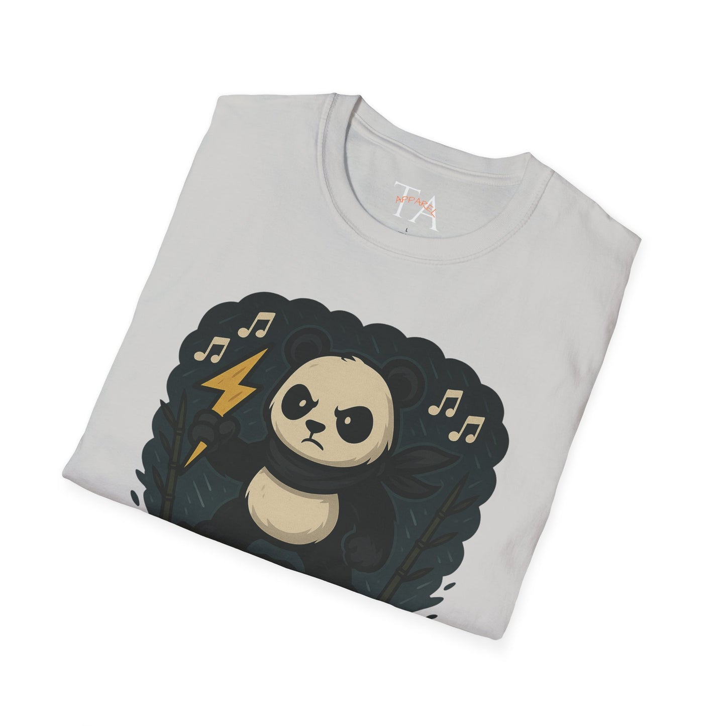 Panda Storm Tee for Animal and Music Lovers - Softstyle T-Shirt