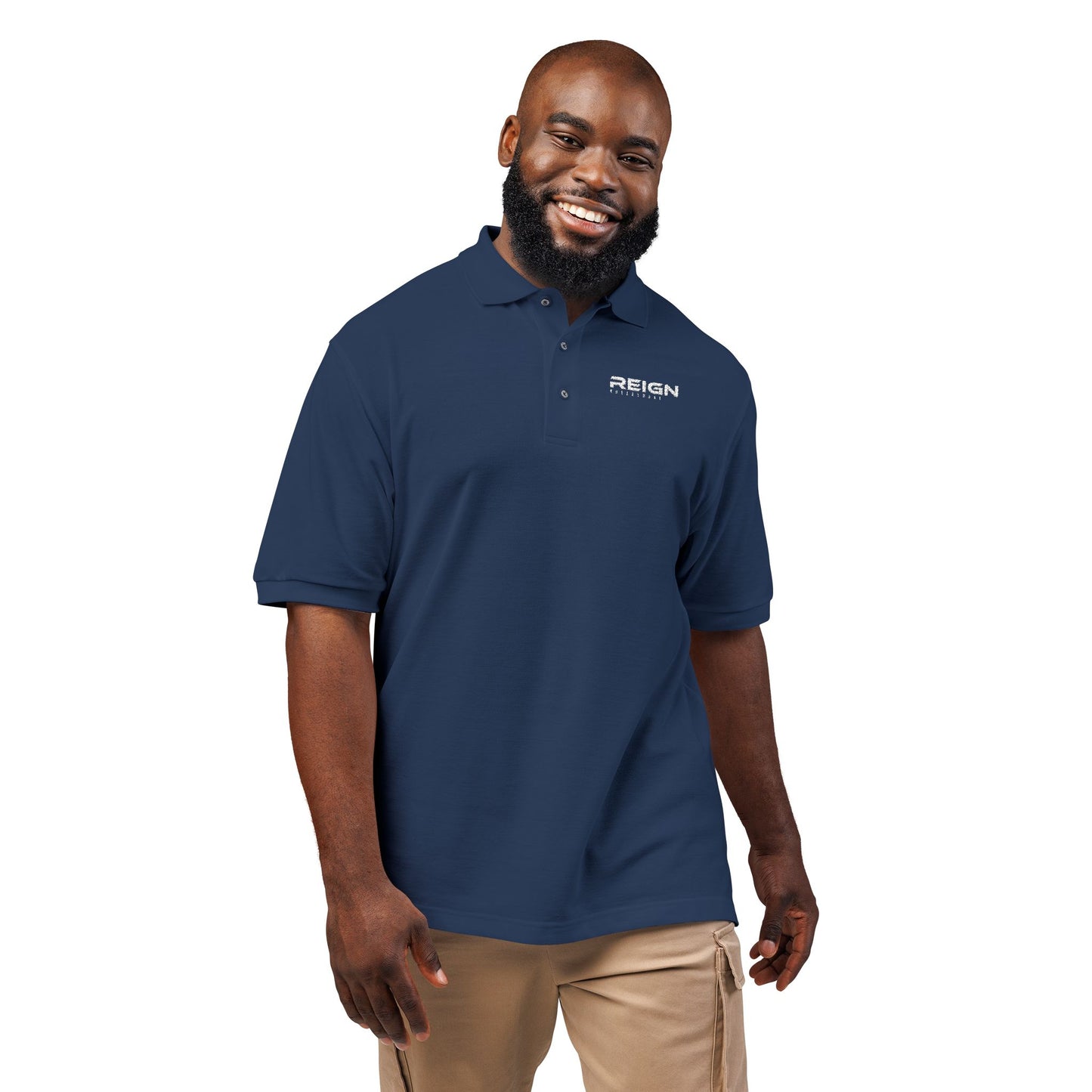 Reign Volleyball Embroidered Polo Shirt - Customizable