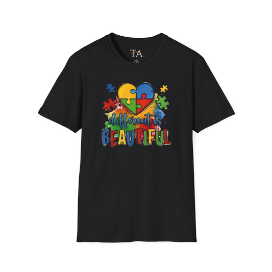 Autism Awareness Different is Beautiful T-Shirt