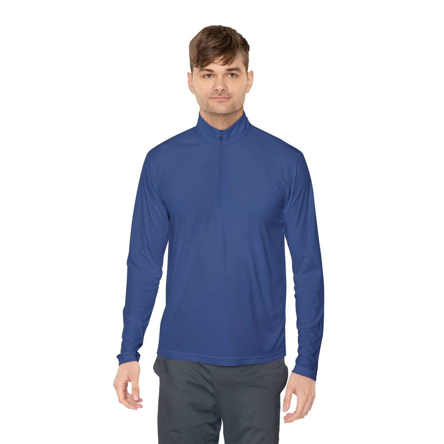 Sporty Quarter-Zip Pullover - Customizable Design