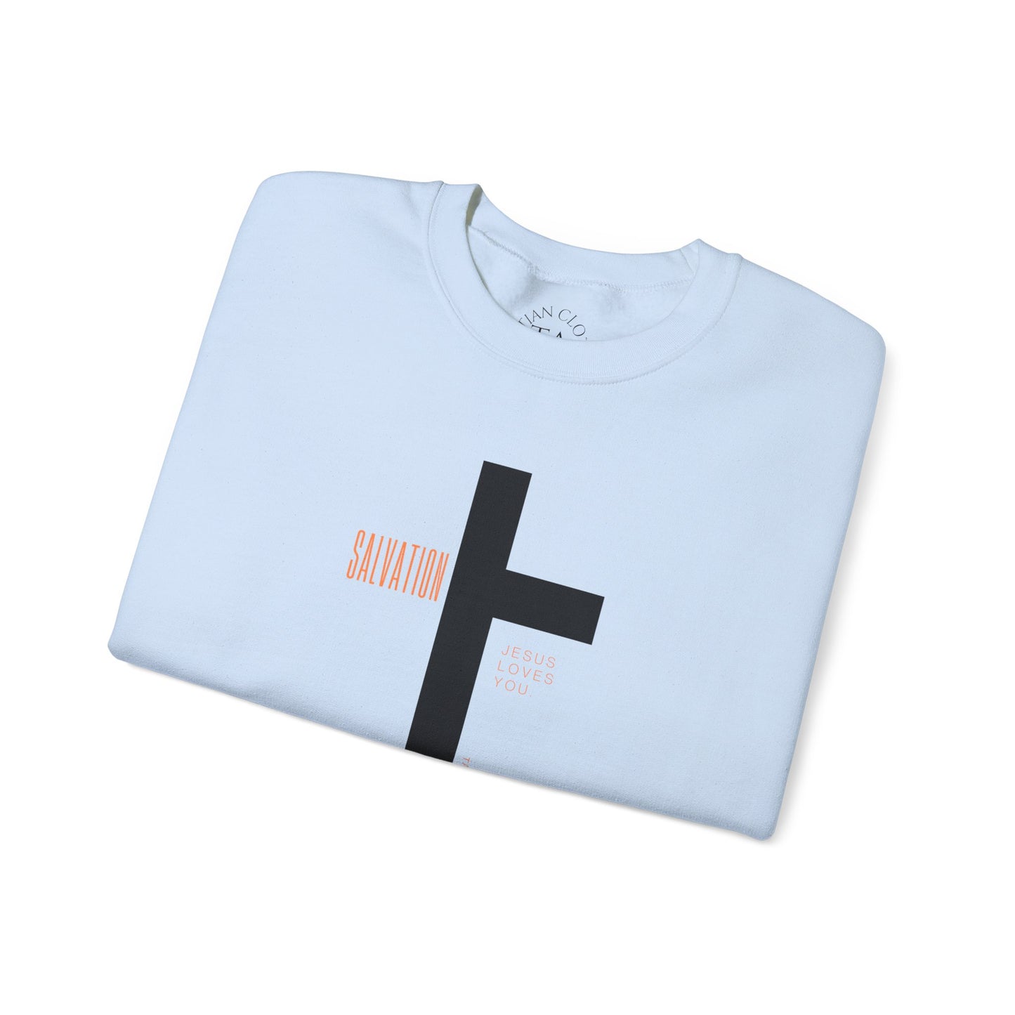 Faith Inspired Salvation Cross Sweatshirt