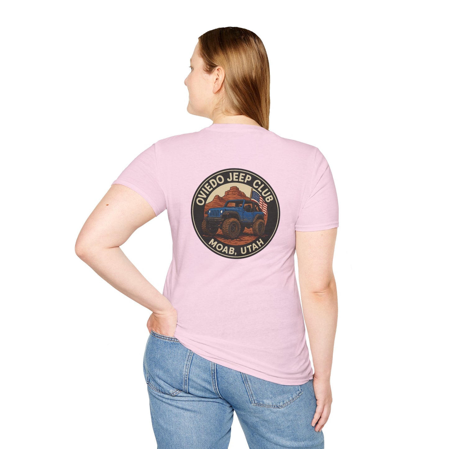 Oviedo Jeep Club Adventure Jeep Club Softstyle Unisex Tee