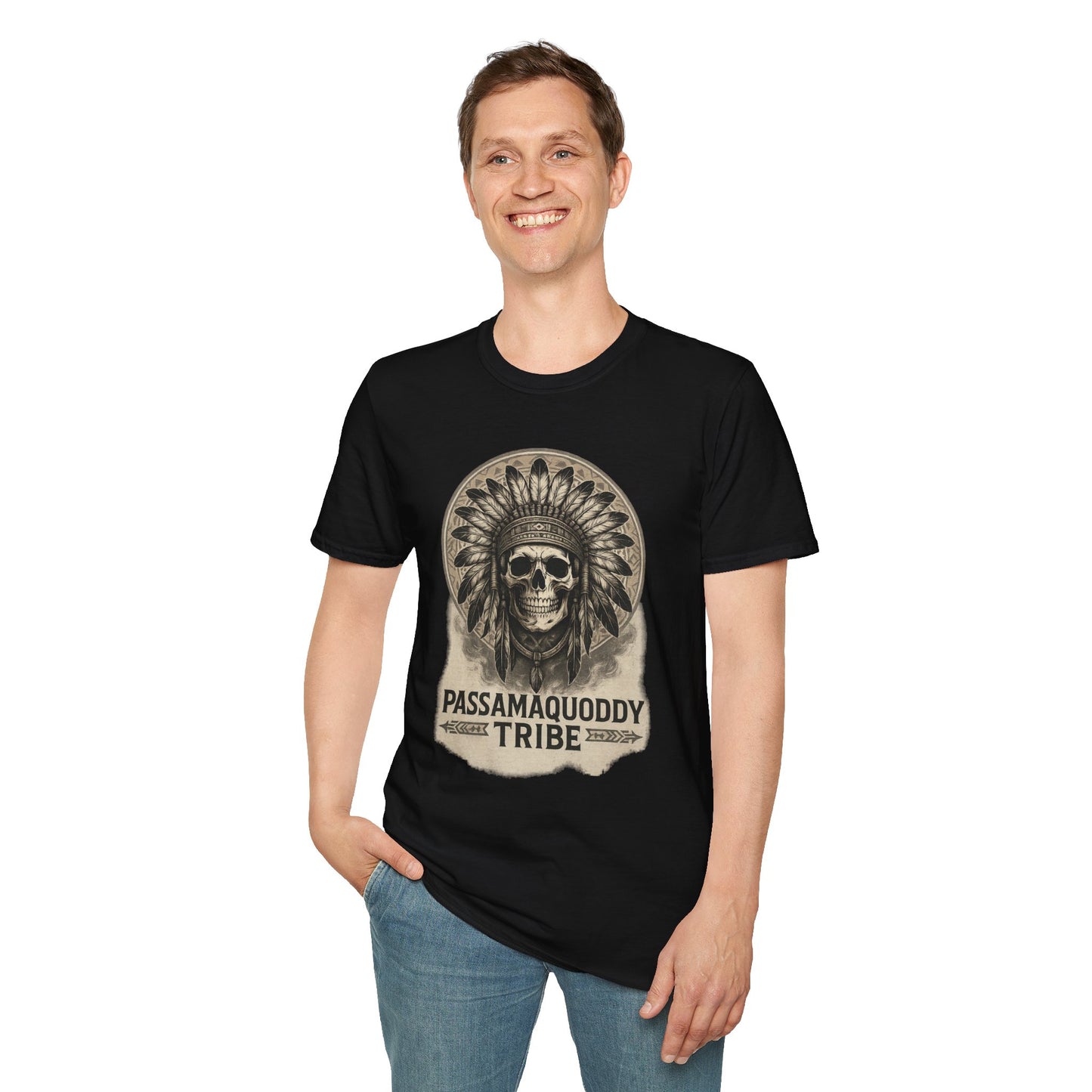 Tribal Graphic T-Shirt - Passamaquoddy Tribe Design9, Gift for Adventurers
