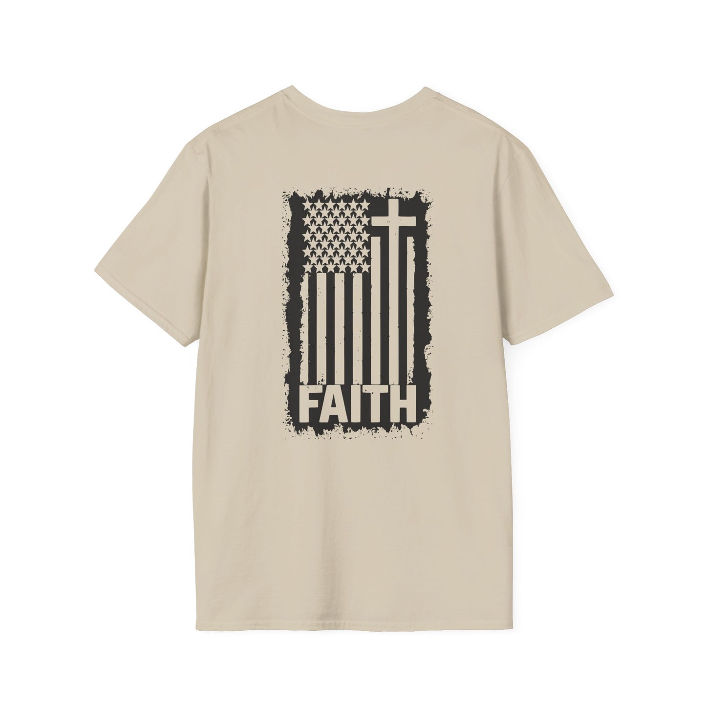 Faith-Inspired American Flag T-Shirt
