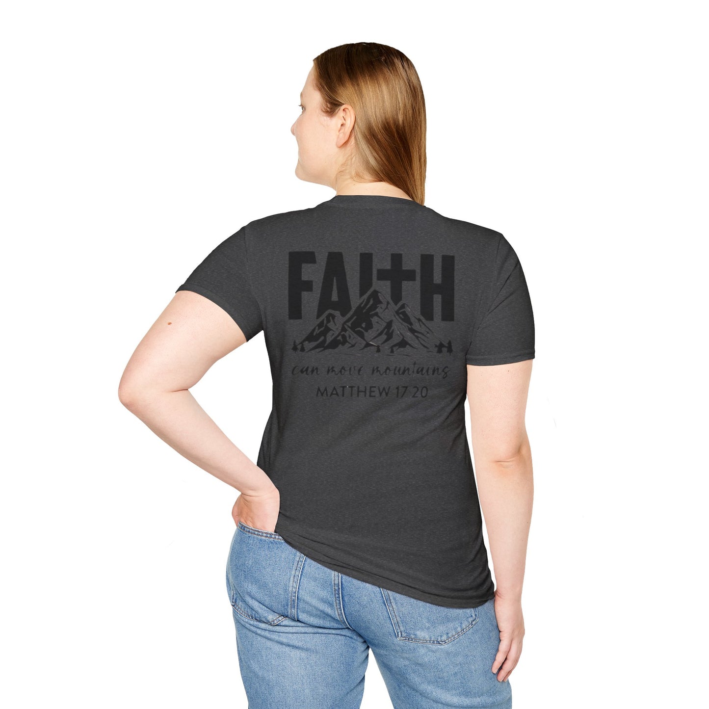 Faith-Inspired Unisex T-Shirt - Motivational Tee - Faith Can Move Mountains
