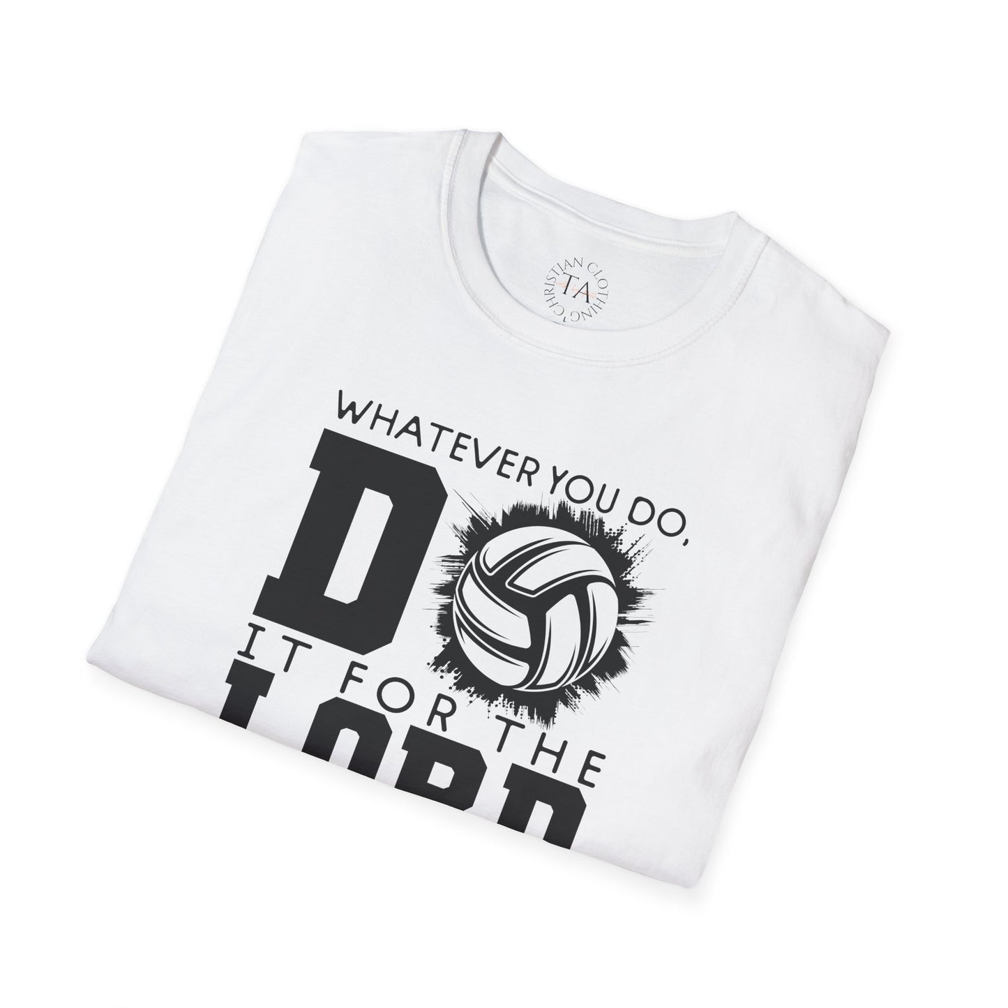 Volleyball Christian Unisex T-Shirt - Do it for the Lord