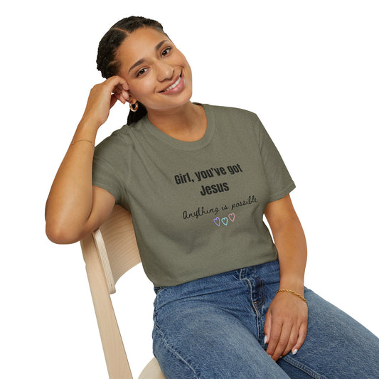 Faith Inspired Jesus T-Shirt Girl, You've got Jesus