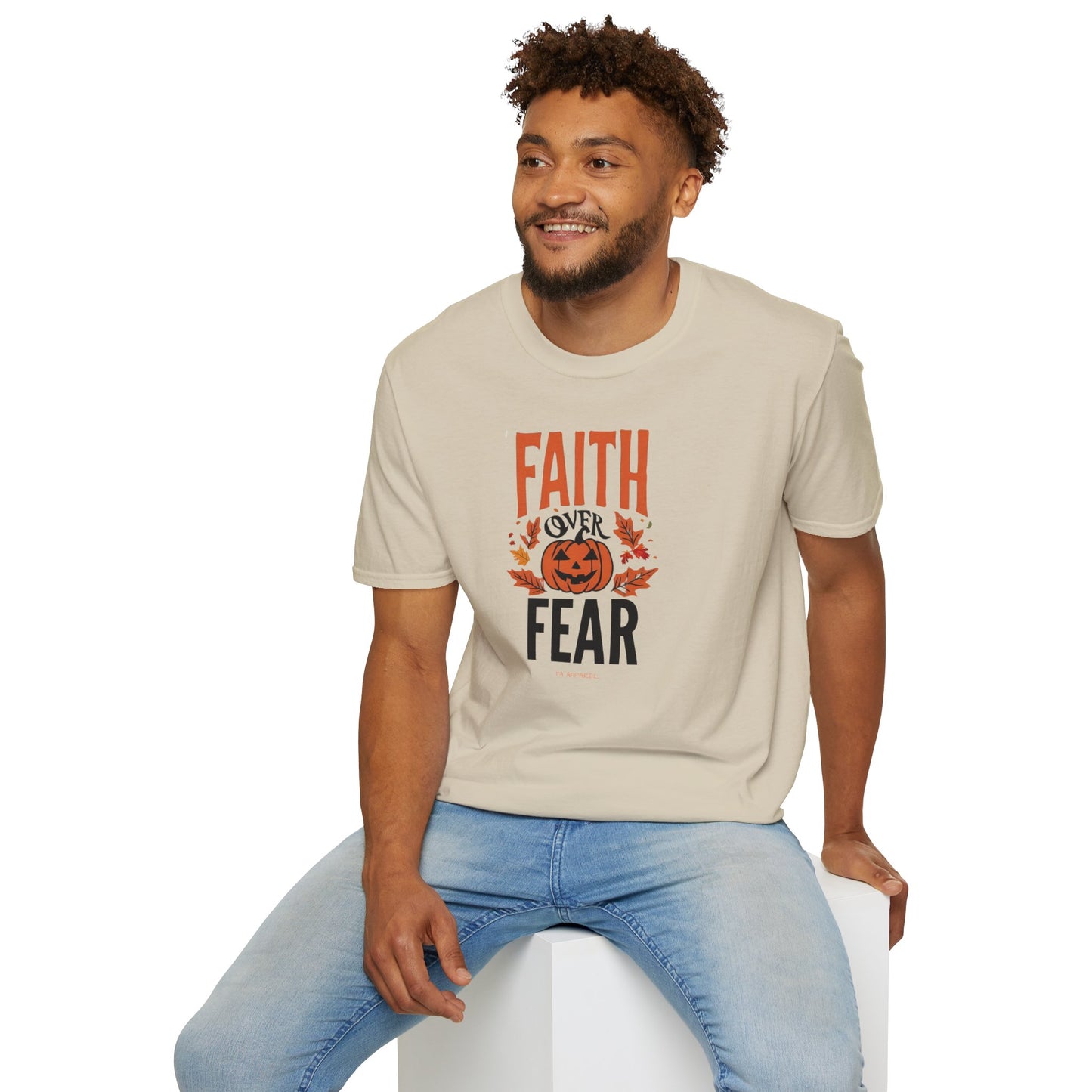 Faith Inspired Halloween T-Shirt "Faith Over Fear"