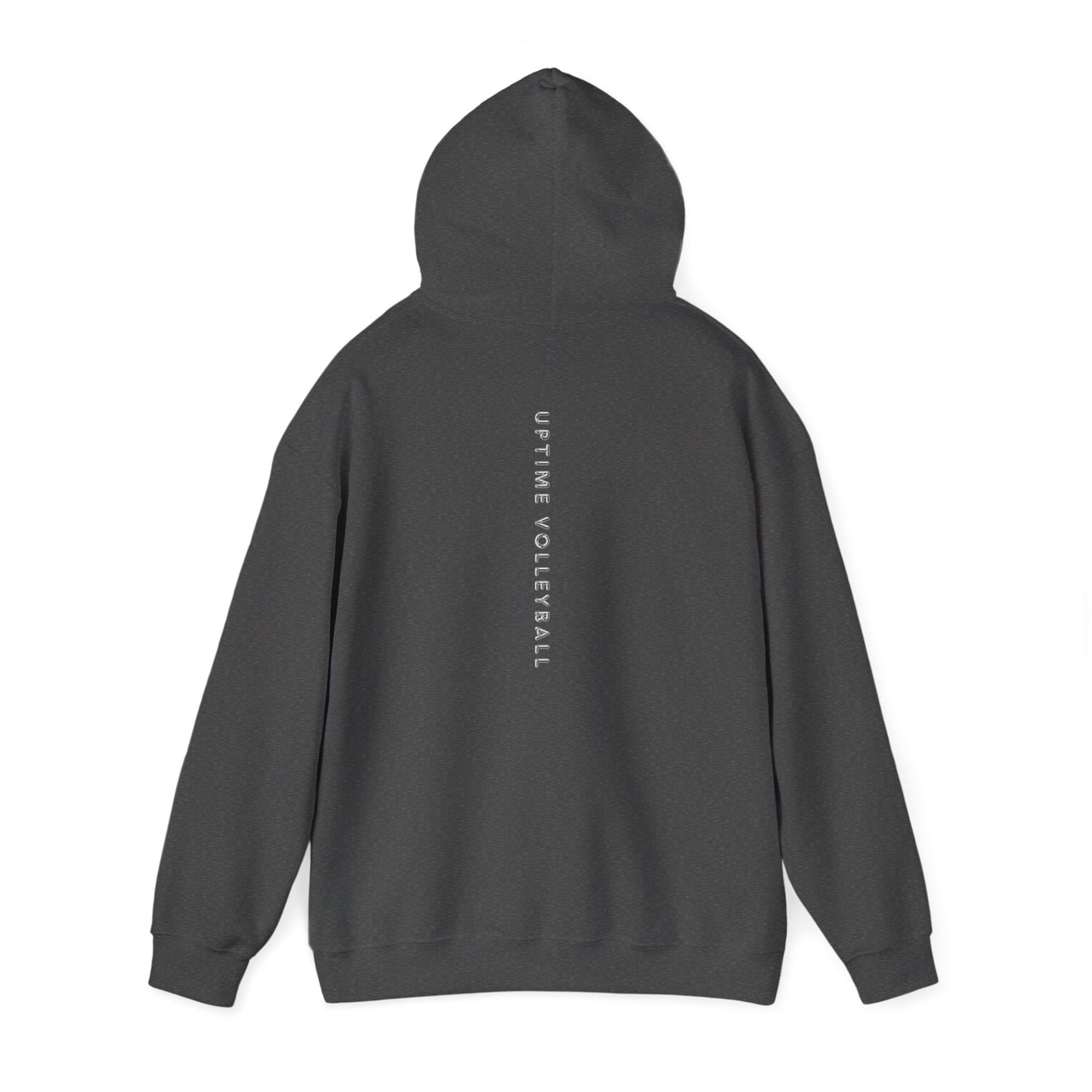 UPTIME Volleyball Hoodie with Serve Design, Unisex Sportswear, Perfect Gift for Athletes, Workout Gear, Cool Casual Wear, Back to School