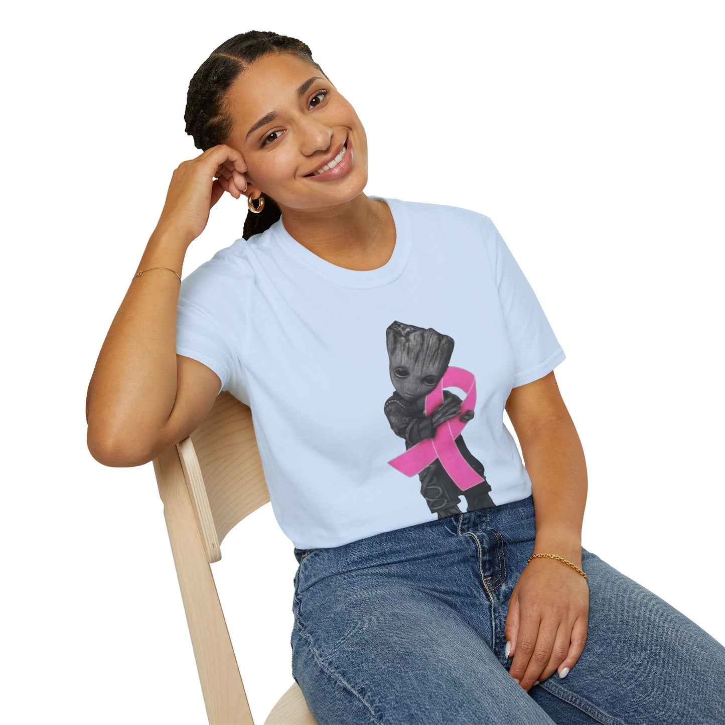 Breast Cancer Awareness Unisex T-Shirt, Groot Graphic Tee