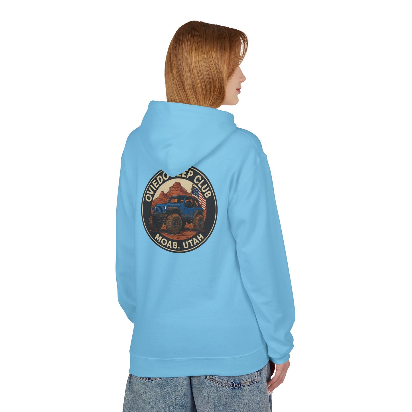 Oviedo Jeep Club Adventure Fleece Hoodie - Oviedo Jeep Club Outdoor Apparel for Jeep Lovers