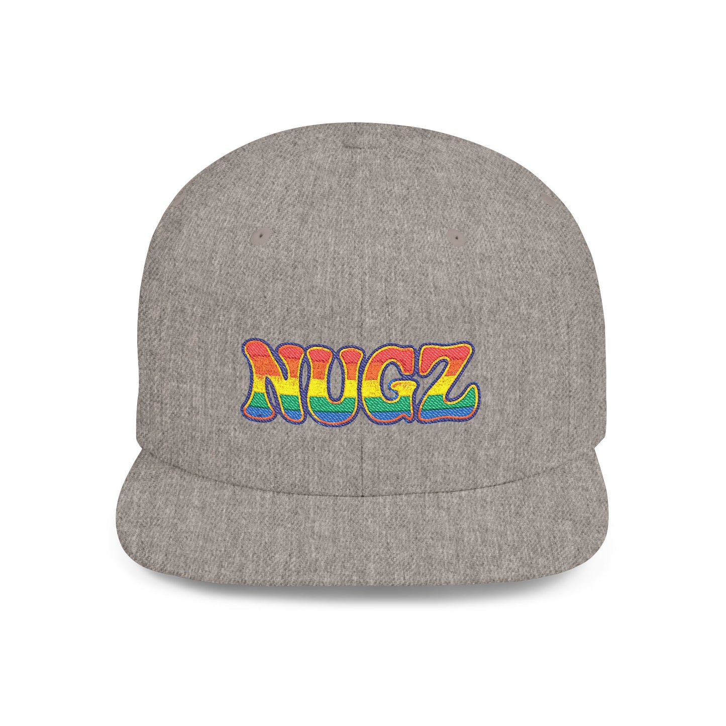 NUGZ Flat Bill Snapback | Trendy Festival Cap