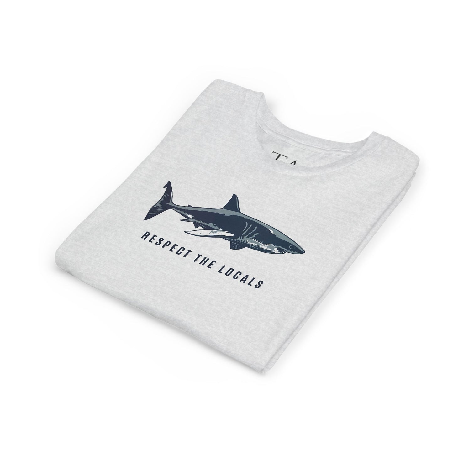 Kids Shark Youth Tee | Respect The Locals | Shark Lovers Shirt
