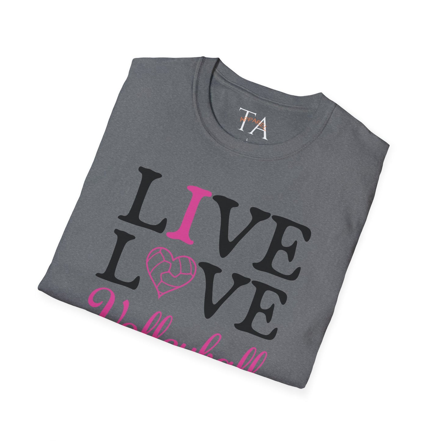 Volleyball T-Shirt - I love Volleyball design