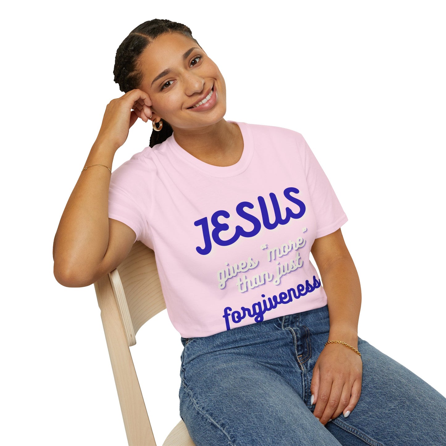 Faith Inspired Jesus Unisex T-Shirt - JESUS gives more than just forgiveness