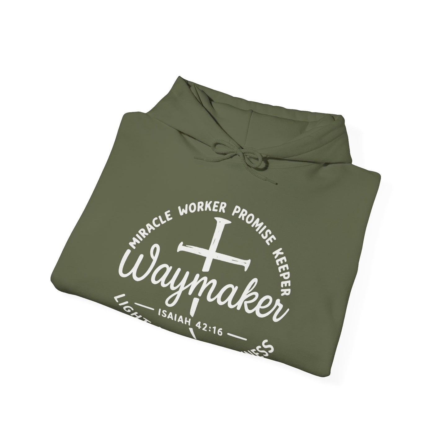 Faith Inspired Waymaker Hoodie - Cozy Sweatshirt for Faith Lovers and Celebrations