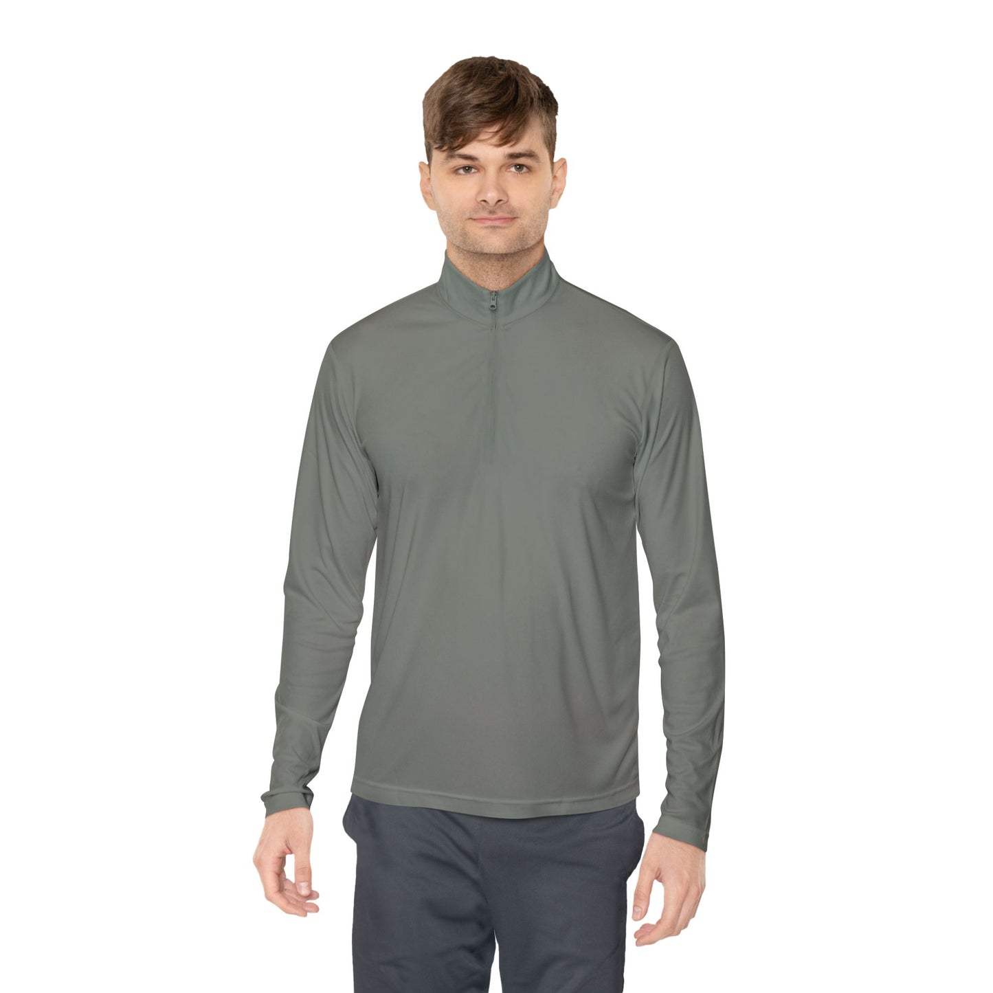 Sporty Quarter-Zip Pullover - Customizable Design